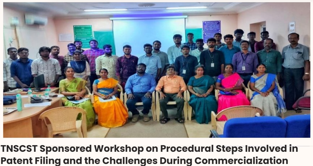 TNSCST Sponsored Workshop in association with IPR Cell
