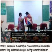 TNSCST Sponsored Workshop in association with IPR Cell