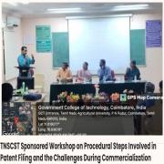 TNSCST Sponsored Workshop in association with IPR Cell